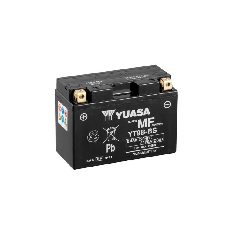 BATERIA 12V 8AH PARA MOTOS YUASA YT9B-BS