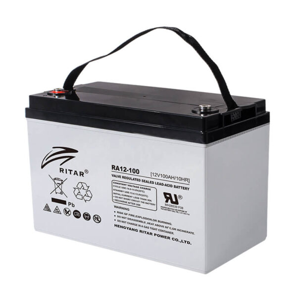 Batería 12v/100Ah Marca RITAR Modelo RA12-100
