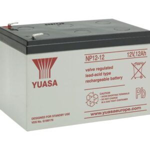 Batería 12v/12Ah Marca YUASA Modelo NP12-12