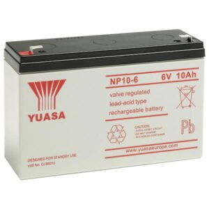 Batería 6v/10Ah Marca YUASA Modelo NP10-6