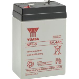 Batería 6v/4Ah Marca YUASA Modelo NP4-6